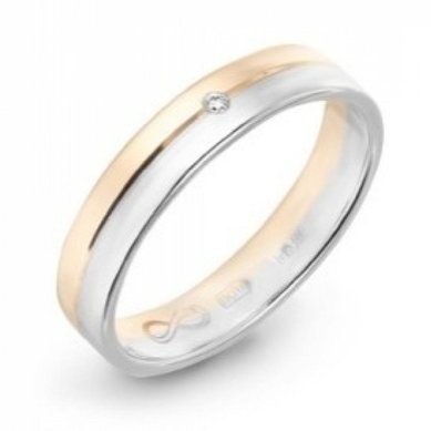 Обручальное кольцо R01-WED-00024-М12318 - Ювелирный бренд Московский ювелирный завод
