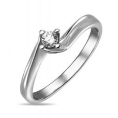 Помолвочное кольцо R01-SOL50-010-G2-М12351 - Ювелирный бренд Московский ювелирный завод