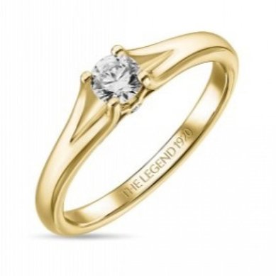 Помолвочное кольцо R01-SL06-020-G2-М12361 - Ювелирный бренд Московский ювелирный завод