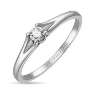 Помолвочное кольцо R01-SL06-015-G2-М12365 - Ювелирный бренд Московский ювелирный завод